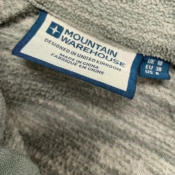 Mountain Warehouse Mossy Green 1/4 Zip Pullover Sweater Size 6 - Picture 8 of 8